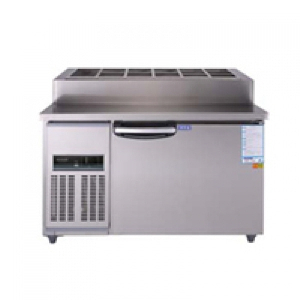 우성 업소용 김밥 냉장고 토핑테이블 WSM-120RBT(15) 테이블 반찬 토핑 냉장고