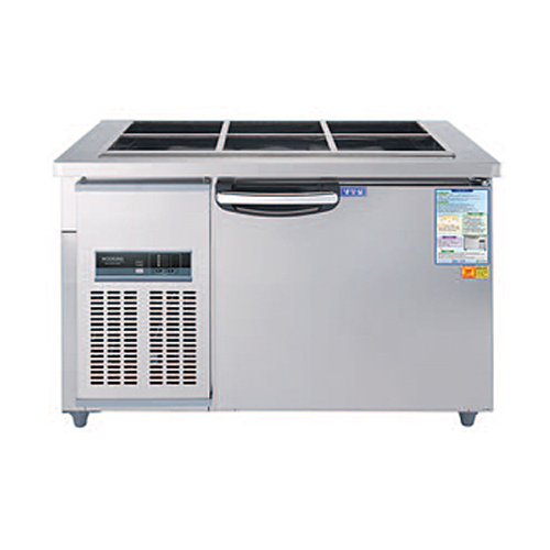 우성 업소용 반찬 냉장고 찬밧드 1200 WSM-120RB(올스텐) 주방 테이블 냉장고