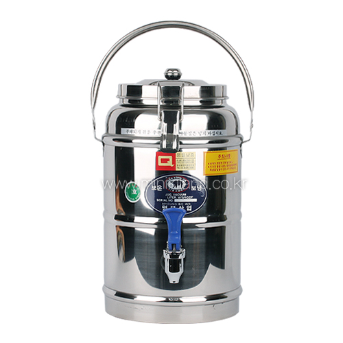 업소용 스텐 보온 보냉 물통 6호(6L) 대용량 보온물통 온수통 보온통