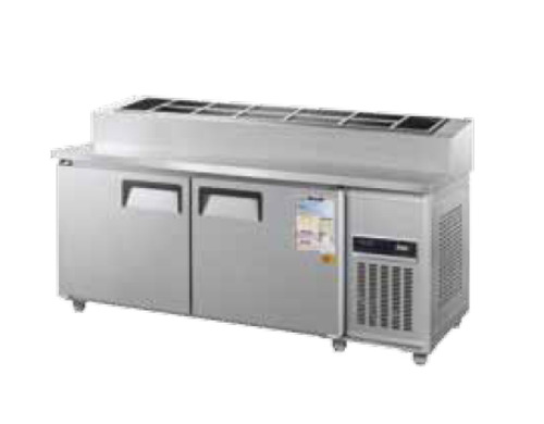 우성 업소용 토핑 냉장고 토핑 테이블 CWSM-150RBT(15)