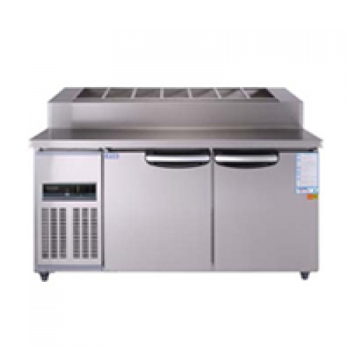 우성 업소용 김밥 냉장고 토핑테이블 WSM-150RBT(15) 테이블 반찬 토핑 냉장고