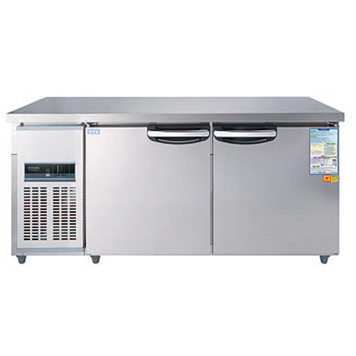 업소용 테이블 냉장고 우성 냉테이블 WSM-180RFT 메탈 냉동냉장겸용